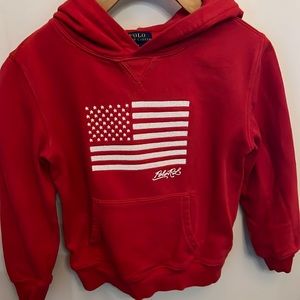 Boys, Ralph, Lauren hoodie, sweatshirt, size 7